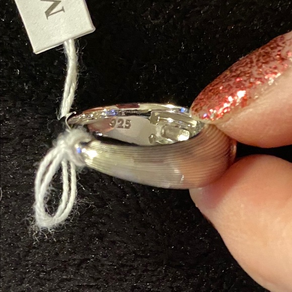 Ariva sterling silver bezel set gemstone rings - Picture 8 of 8